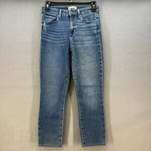 Paige Jeans Women's 25 (2) Blue Hoxton Ankle Skinny Classic Preppy Normcore